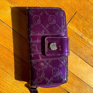 Purple Hello Hello kitty Wallet